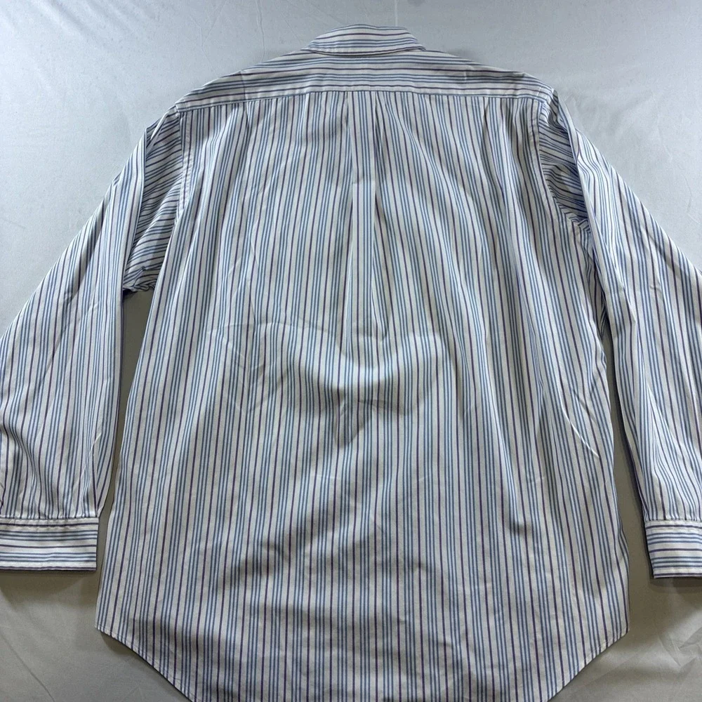 Polo Ralph Lauren Striped Oxford Dress Shirt Men's 16/35 Or L